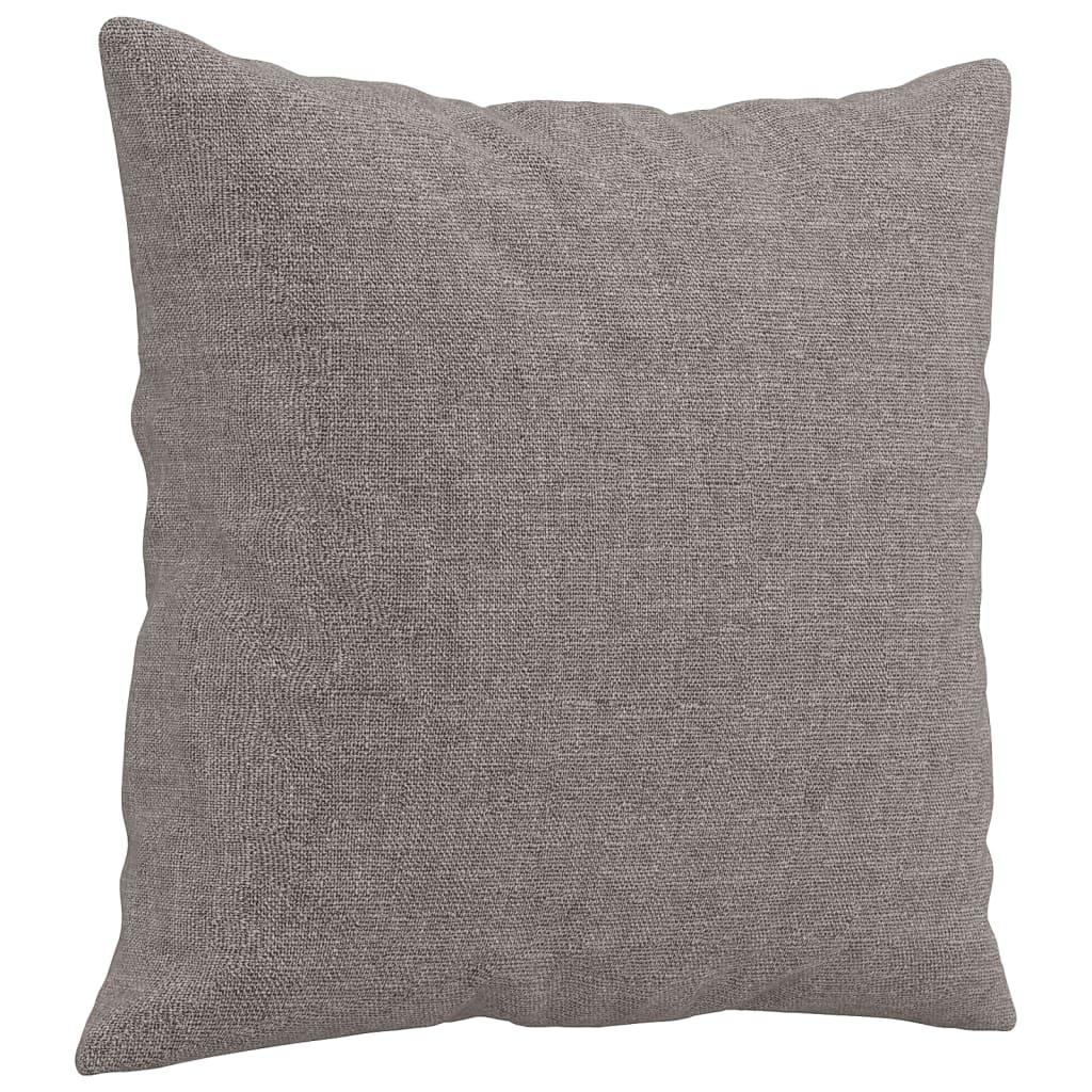 vidaXL Canapea cu 2 locuri cu pernuțe, gri taupe, 140 cm, textil vidaXL Canapea cu 2 locuri cu pernuțe, gri taupe, 140 cm, textil