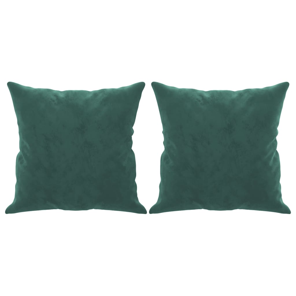 vidaXL Canapea cu 3 locuri cu pernuțe, verde închis, 180 cm, catifea vidaXL Canapea cu 3 locuri cu pernuțe, verde închis, 180 cm, catifea