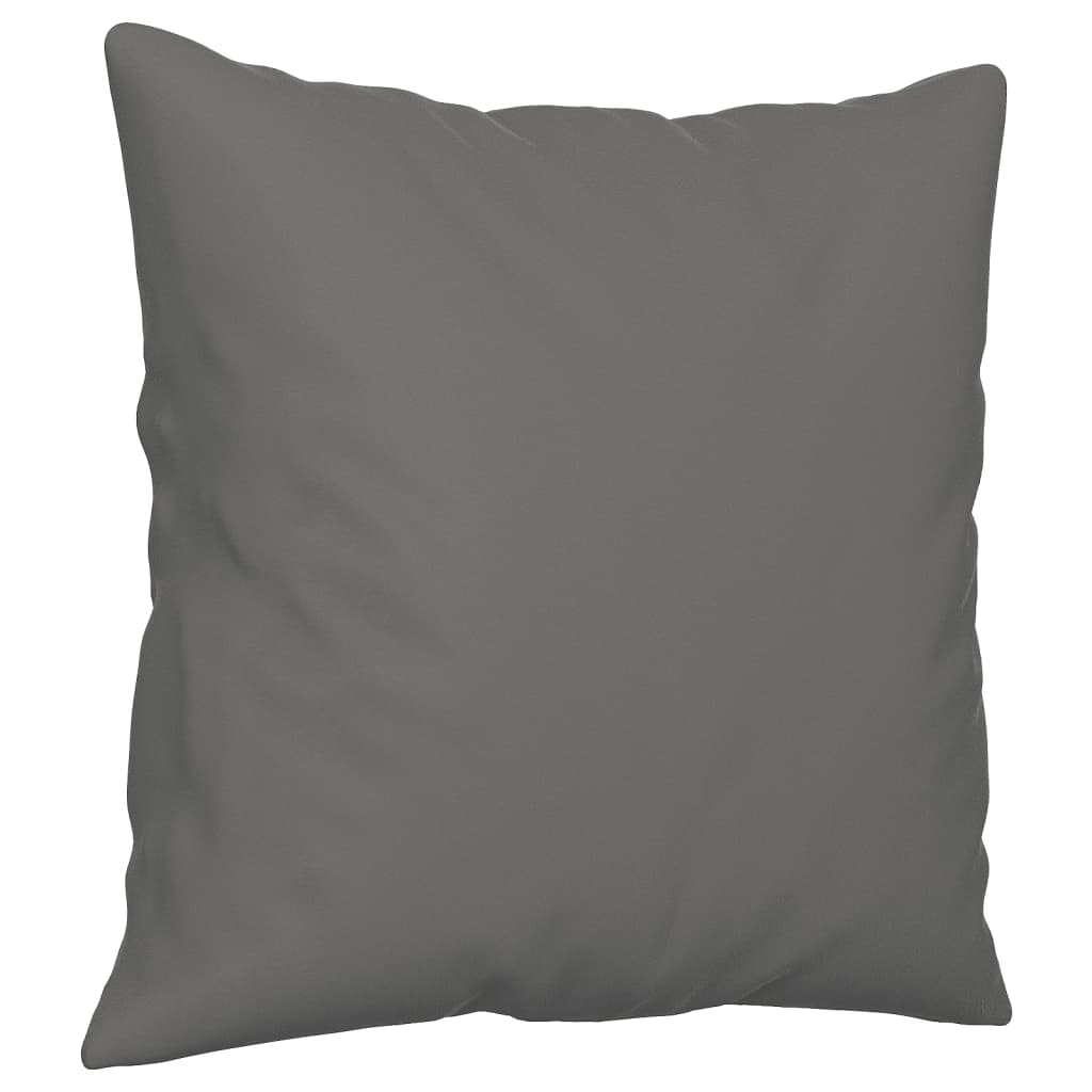 vidaXL Canapea cu 2 locuri, cu perne, gri, 120 cm, microfibră vidaXL Canapea cu 2 locuri, cu perne, gri, 120 cm, microfibră