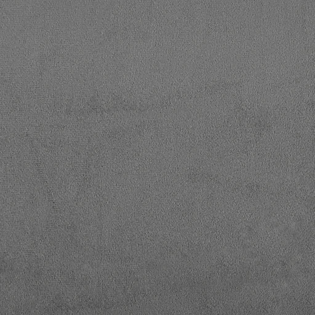 vidaXL Canapea cu 2 locuri, cu perne, gri, 120 cm, microfibră vidaXL Canapea cu 2 locuri, cu perne, gri, 120 cm, microfibră