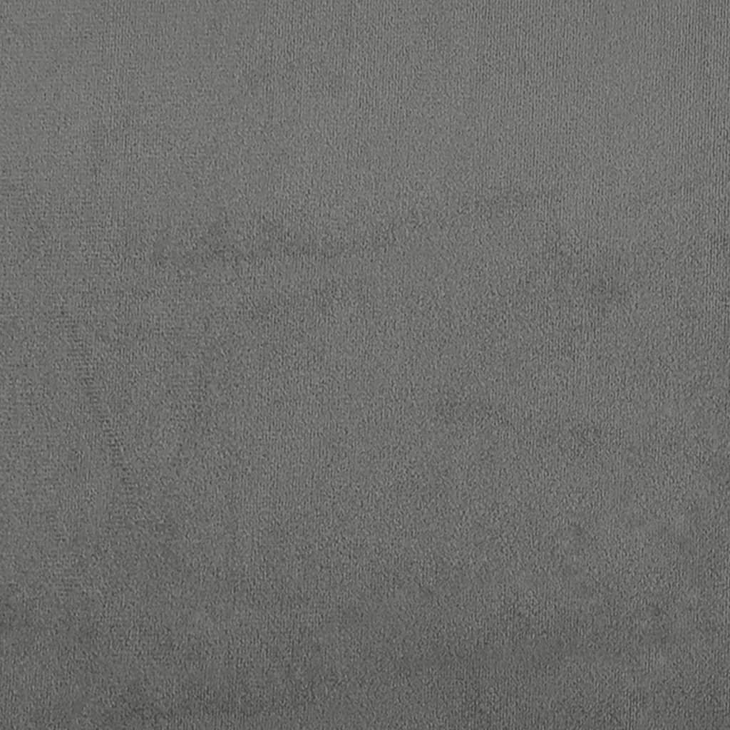 vidaXL Canapea cu 2 locuri, cu perne, gri, 140 cm, microfibră vidaXL Canapea cu 2 locuri, cu perne, gri, 140 cm, microfibră