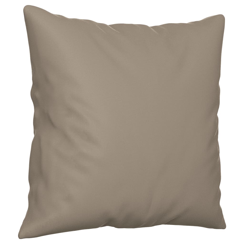 vidaXL Canapea cu 3 locuri și perne, gri taupe, 180 cm, microfibră vidaXL Canapea cu 3 locuri și perne, gri taupe, 180 cm, microfibră
