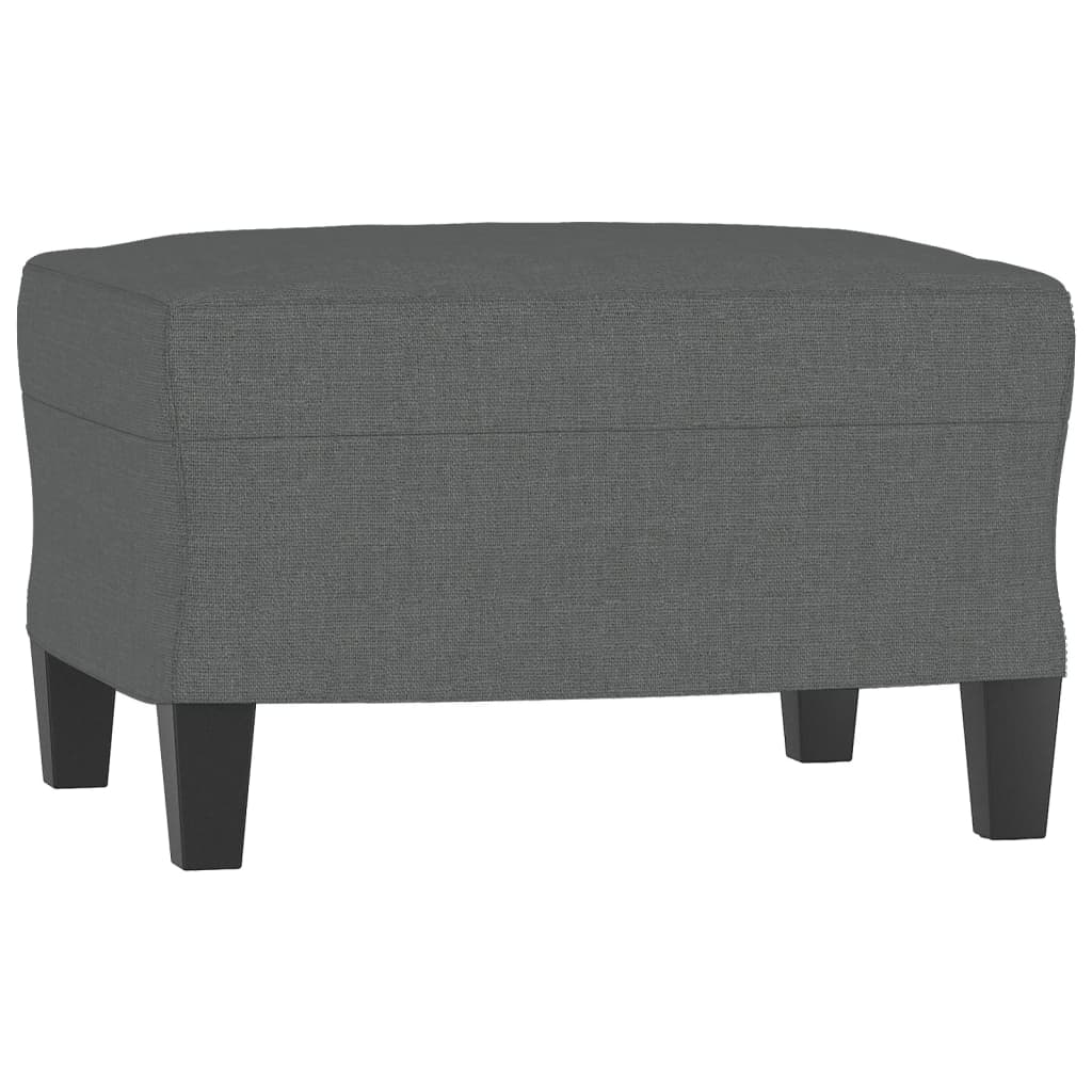 vidaXL Set de canapele cu perne, 4 piese, gri închis, textil