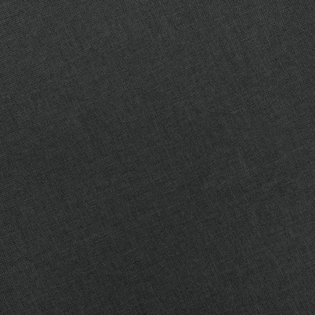 vidaXL Fotoliu cu taburet pentru picioare, gri închis, material textil vidaXL Fotoliu cu taburet pentru picioare, gri închis, material textil