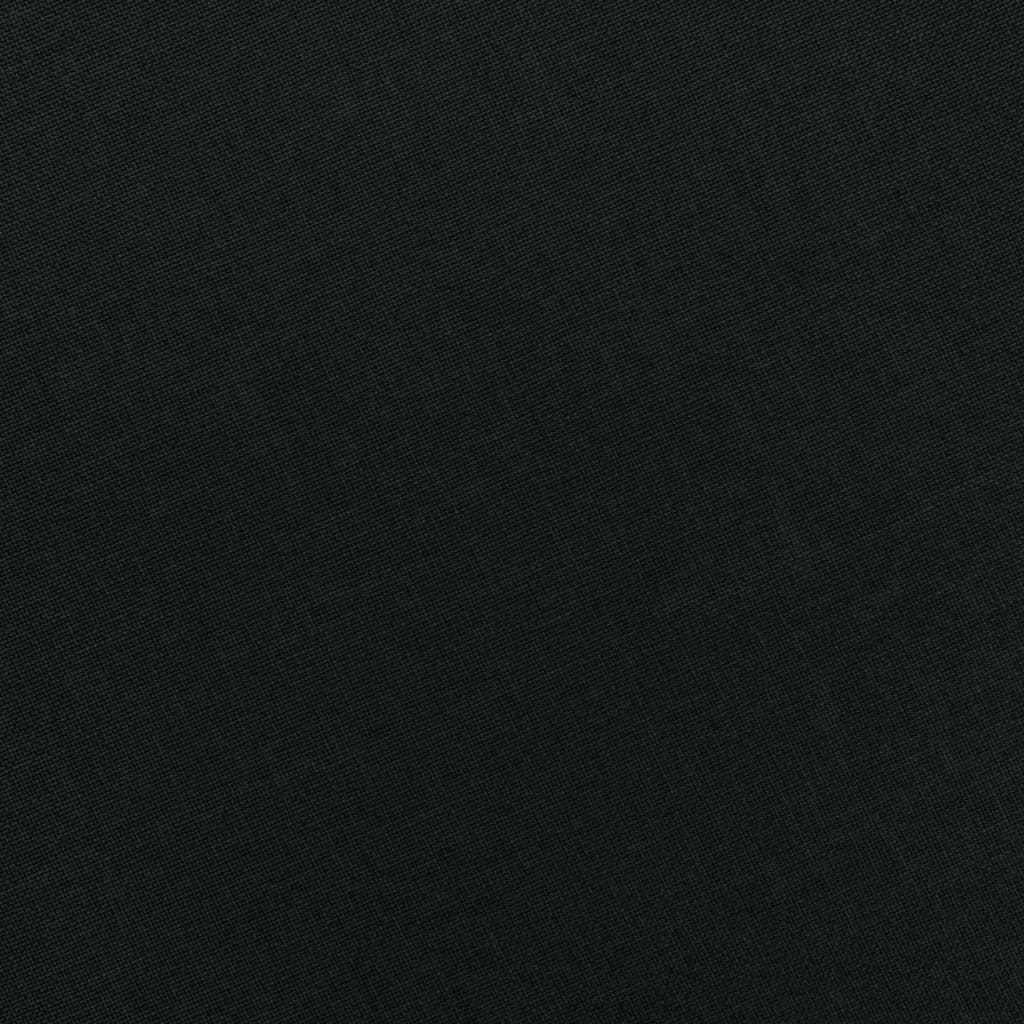 vidaXL Fotoliu cu taburet pentru picioare, negru, material textil vidaXL Fotoliu cu taburet pentru picioare, negru, material textil