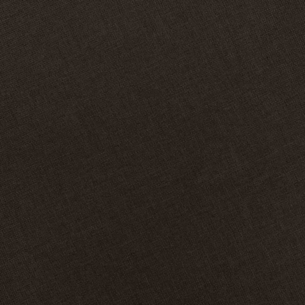 vidaXL Fotoliu cu taburet pentru picioare, maro închis material textil vidaXL Fotoliu cu taburet pentru picioare, maro închis material textil
