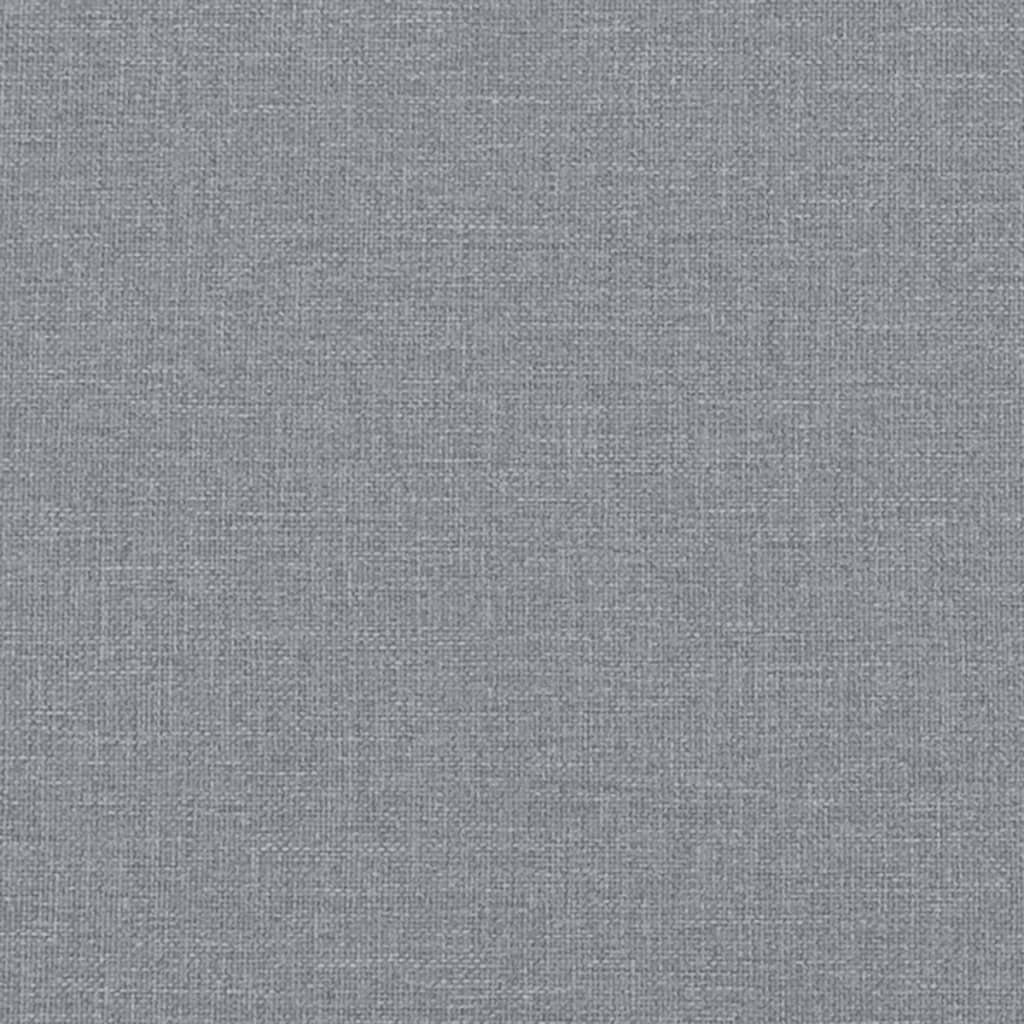 vidaXL Set de canapele cu perne, 2 piese, gri deschis, textil vidaXL Set de canapele cu perne, 2 piese, gri deschis, textil