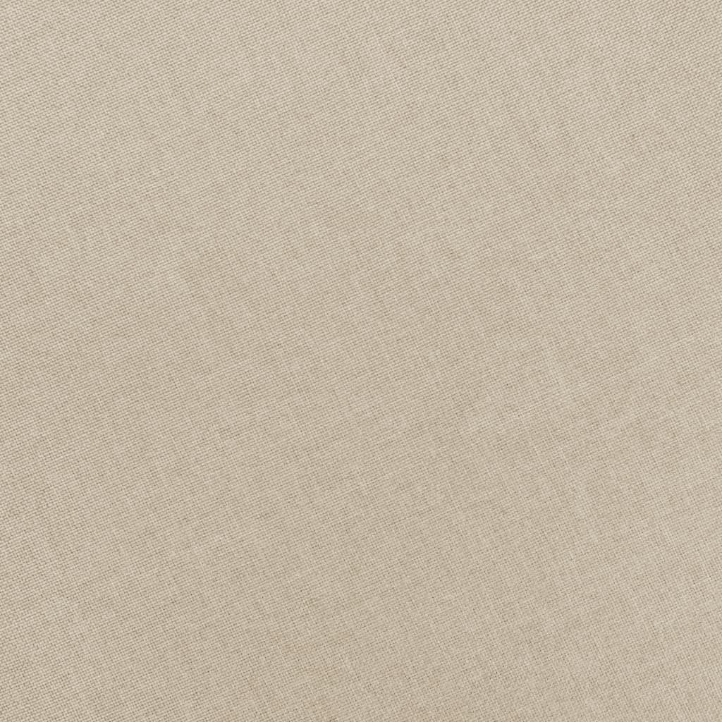 vidaXL Fotoliu cu taburet pentru picioare, crem, material textil vidaXL Fotoliu cu taburet pentru picioare, crem, material textil