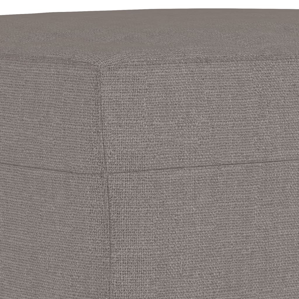 vidaXL Set de canapele cu perne, 3 piese, gri taupe, textil vidaXL Set de canapele cu perne, 3 piese, gri taupe, textil