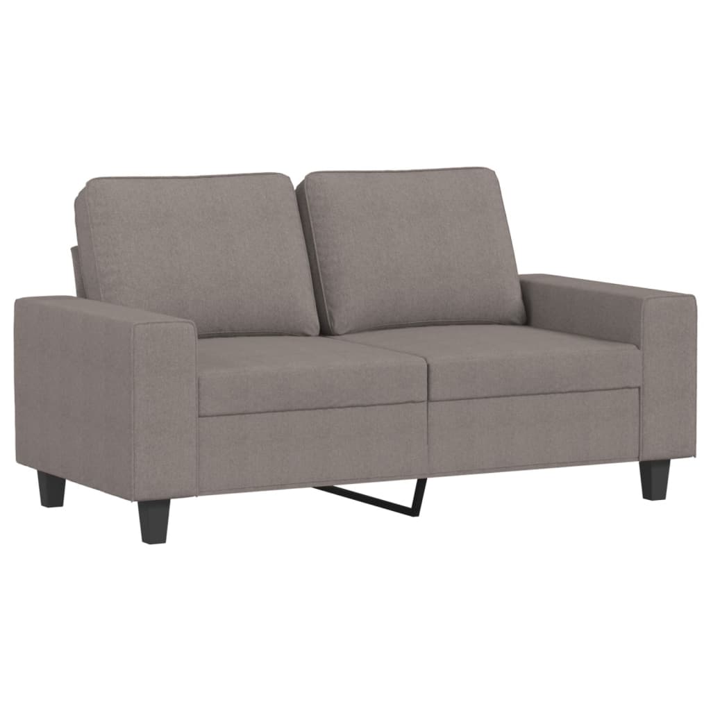 vidaXL Set de canapele, 3 piese, gri taupe, textil vidaXL Set de canapele, 3 piese, gri taupe, textil
