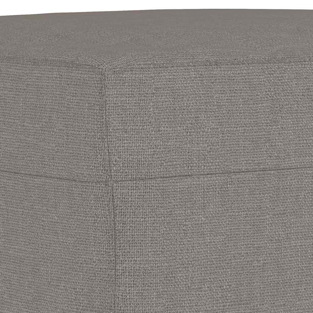 vidaXL Set de canapea cu perne, 3 piese, gri taupe, material textil vidaXL Set de canapea cu perne, 3 piese, gri taupe, material textil