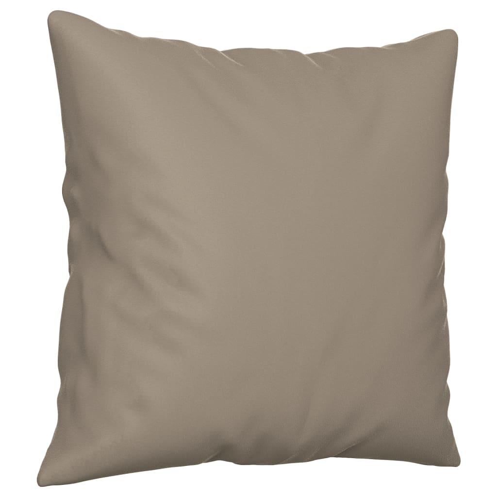 vidaXL Set de canapele cu perne, 4 piese, gri taupe, microfibră