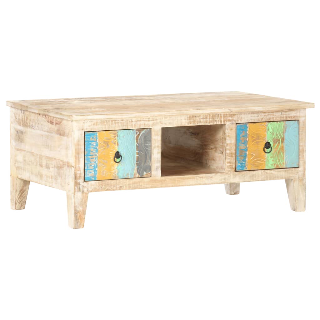 vidaXL Măsuță de cafea, 100 x 55 x 40 cm, lemn de acacia nefinisat vidaXL Măsuță de cafea, 100 x 55 x 40 cm, lemn de acacia nefinisat
