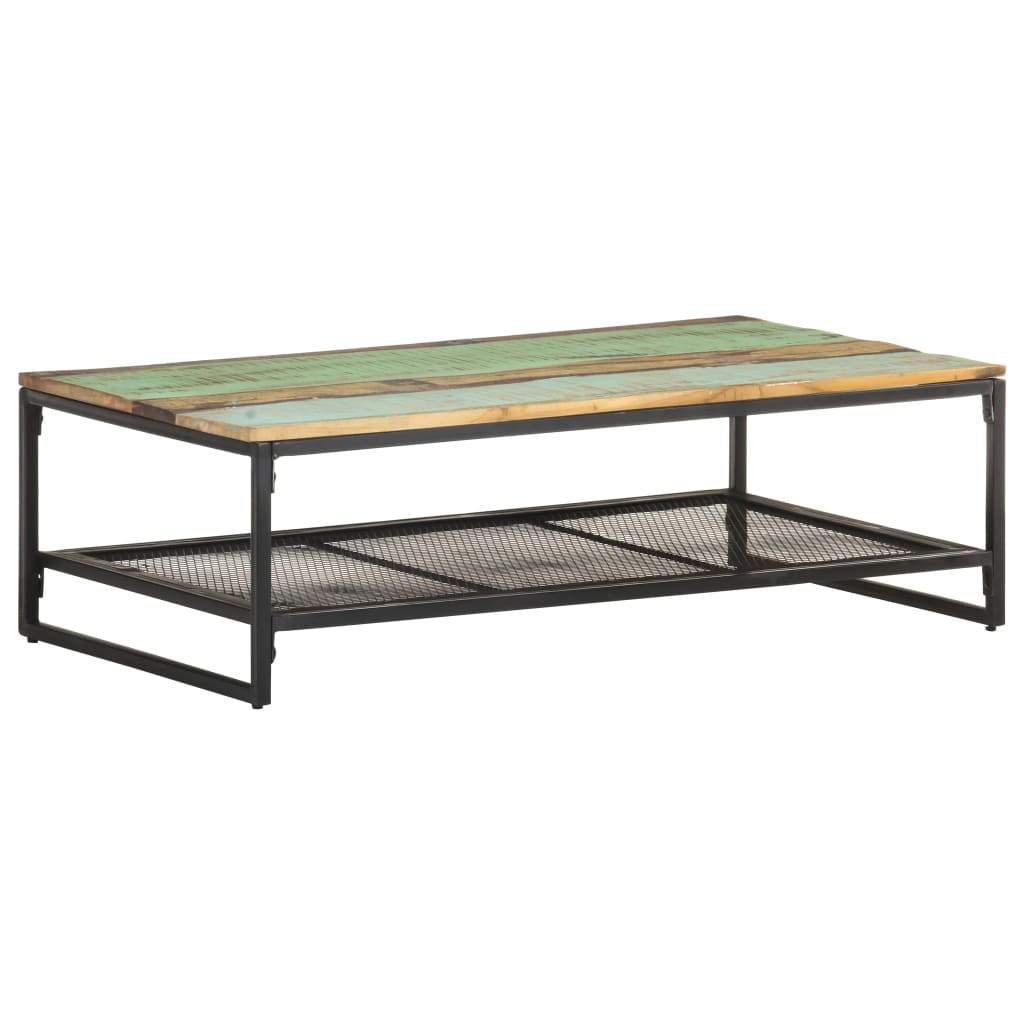 vidaXL Măsuță de cafea, 110x60x35 cm, lemn masiv reciclat vidaXL Măsuță de cafea, 110x60x35 cm, lemn masiv reciclat