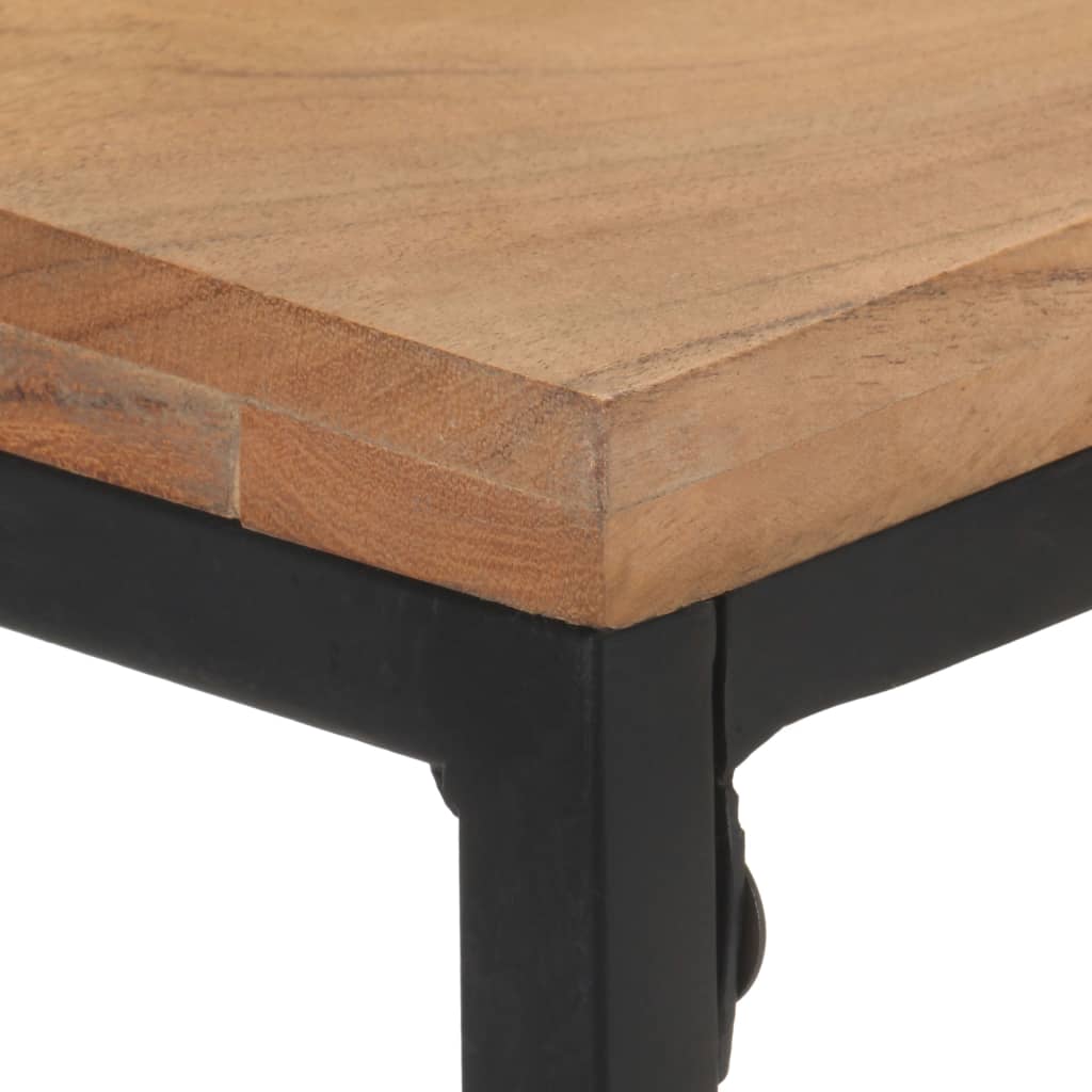 vidaXL Masă consolă, 110 x 35 x 75 cm, lemn masiv de acacia