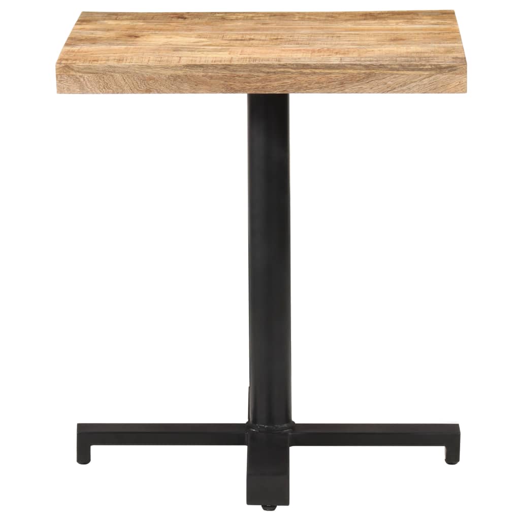 vidaXL Masă bistro pătrată, 70 x 70 x 75 cm, lemn de mango nefinisat vidaXL Masă bistro pătrată, 70 x 70 x 75 cm, lemn de mango nefinisat