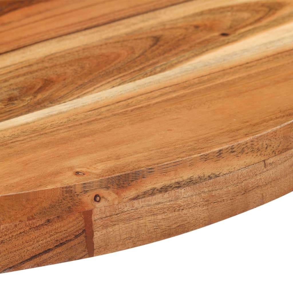 vidaXL Masă de bistro, Ø70x75 cm, lemn masiv de acacia, rotundă