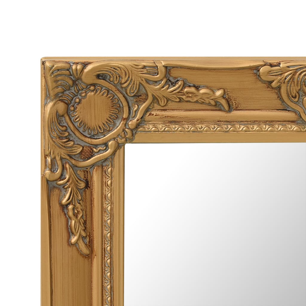 vidaXL Oglindă de perete în stil baroc, auriu, 50 x 40 cm vidaXL Oglindă de perete în stil baroc, auriu, 50 x 40 cm