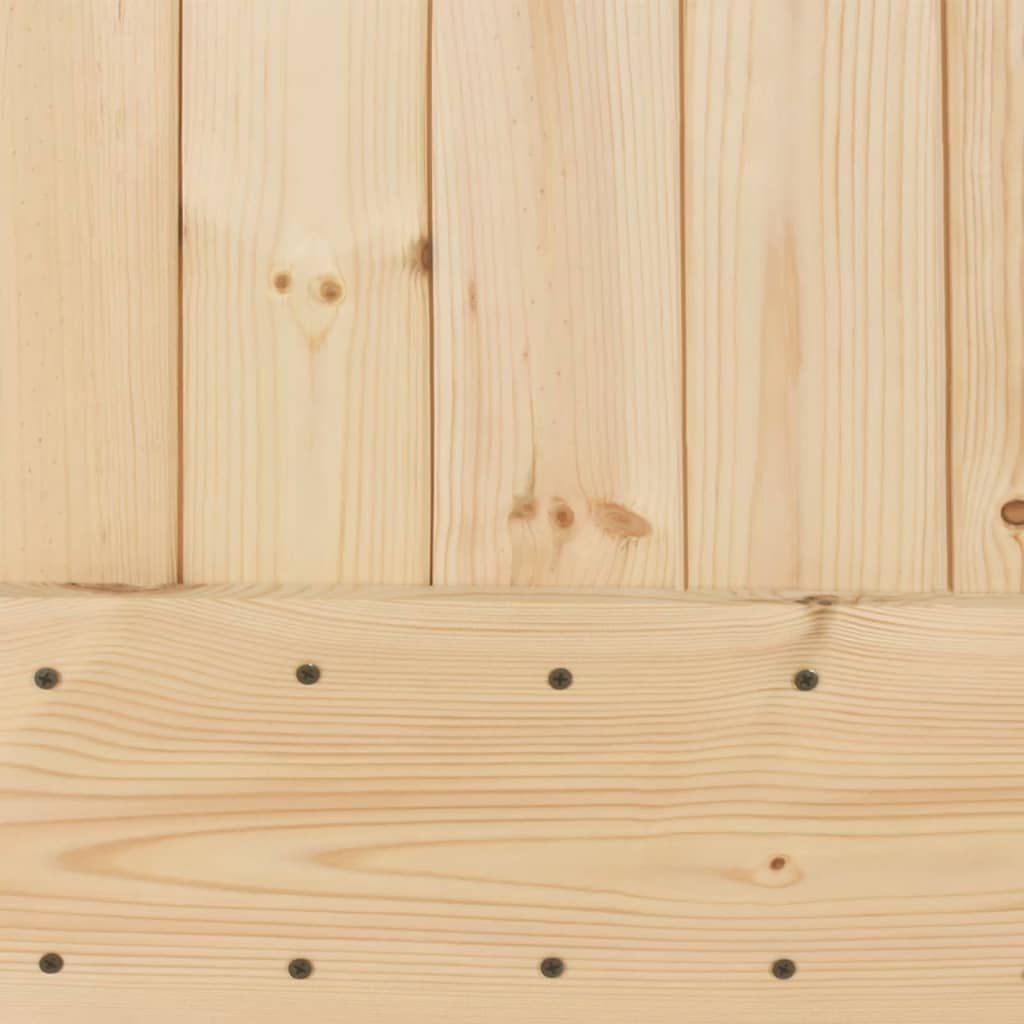 vidaXL Ușă glisantă cu set de feronerie 70x210 cm, lemn masiv de pin vidaXL Ușă glisantă cu set de feronerie 70x210 cm, lemn masiv de pin