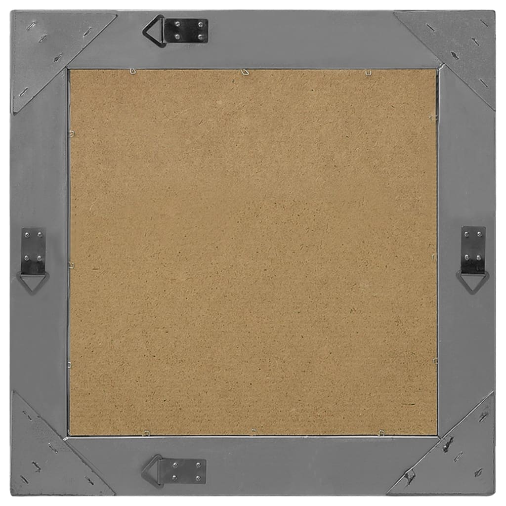 vidaXL Oglindă de perete în stil baroc, negru, 50 x 50 cm vidaXL Oglindă de perete în stil baroc, negru, 50 x 50 cm
