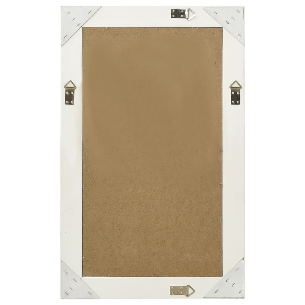 vidaXL Oglindă de perete în stil baroc, alb, 50 x 80 cm vidaXL Oglindă de perete în stil baroc, alb, 50 x 80 cm