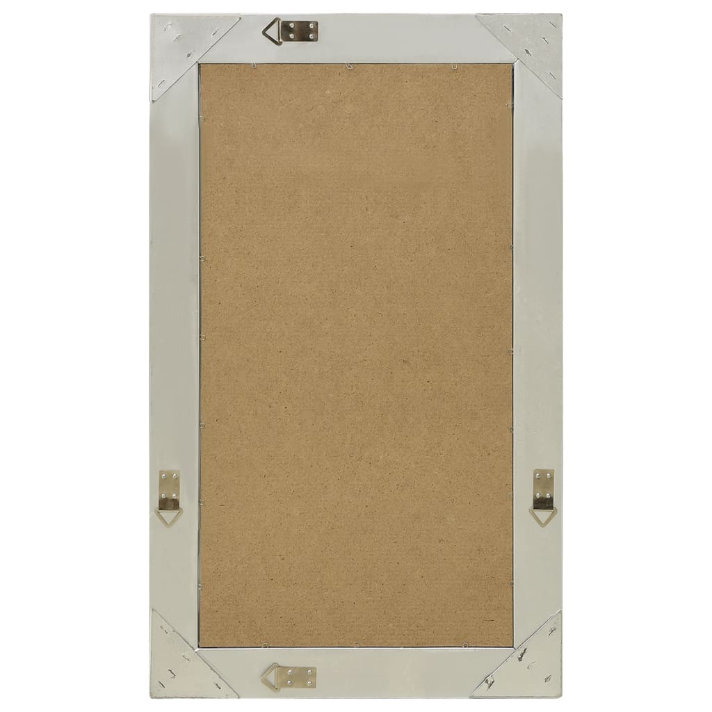 vidaXL Oglindă de perete în stil baroc, argintiu, 50 x 80 cm vidaXL Oglindă de perete în stil baroc, argintiu, 50 x 80 cm