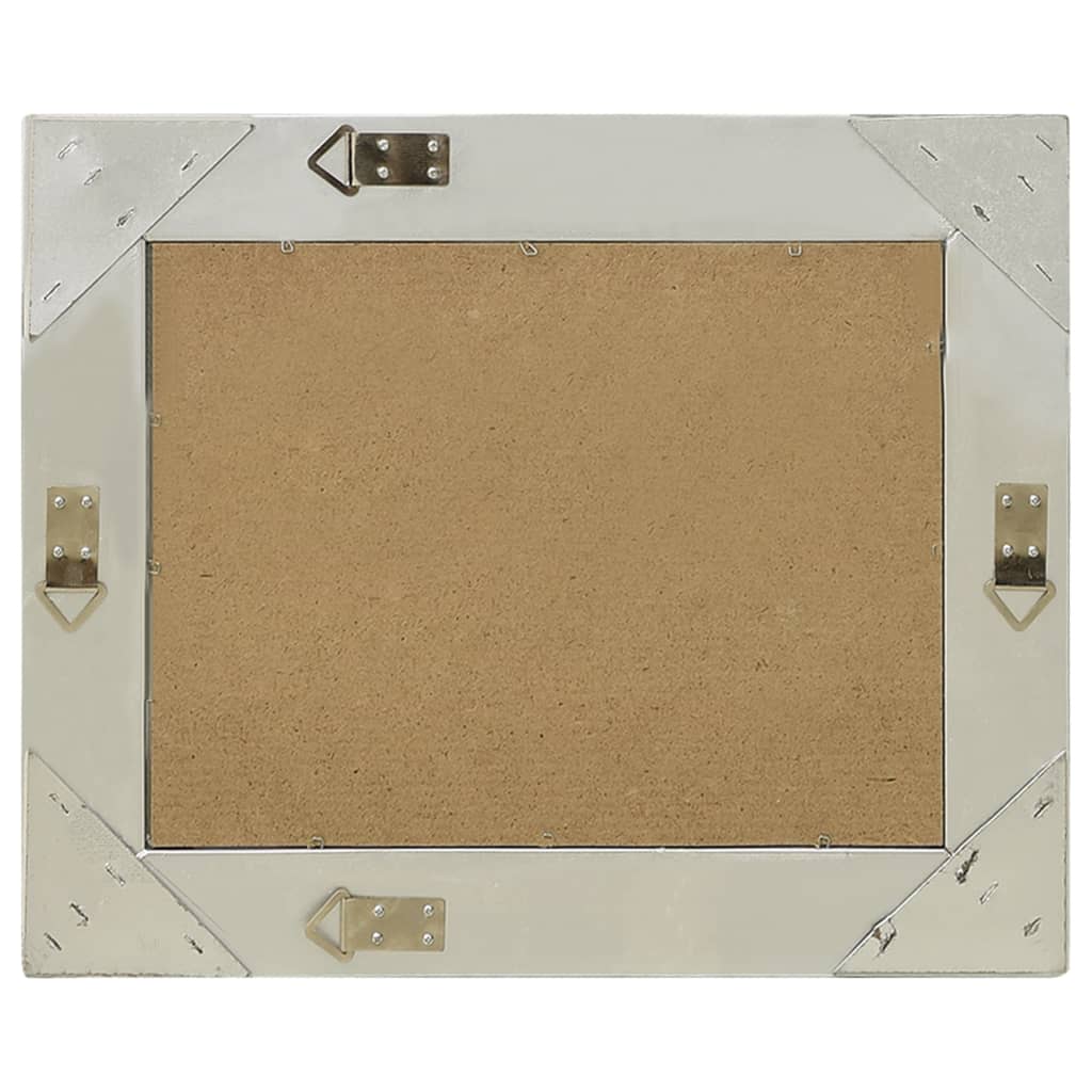 vidaXL Oglindă de perete în stil baroc, argintiu, 60 x 40 cm vidaXL Oglindă de perete în stil baroc, argintiu, 60 x 40 cm