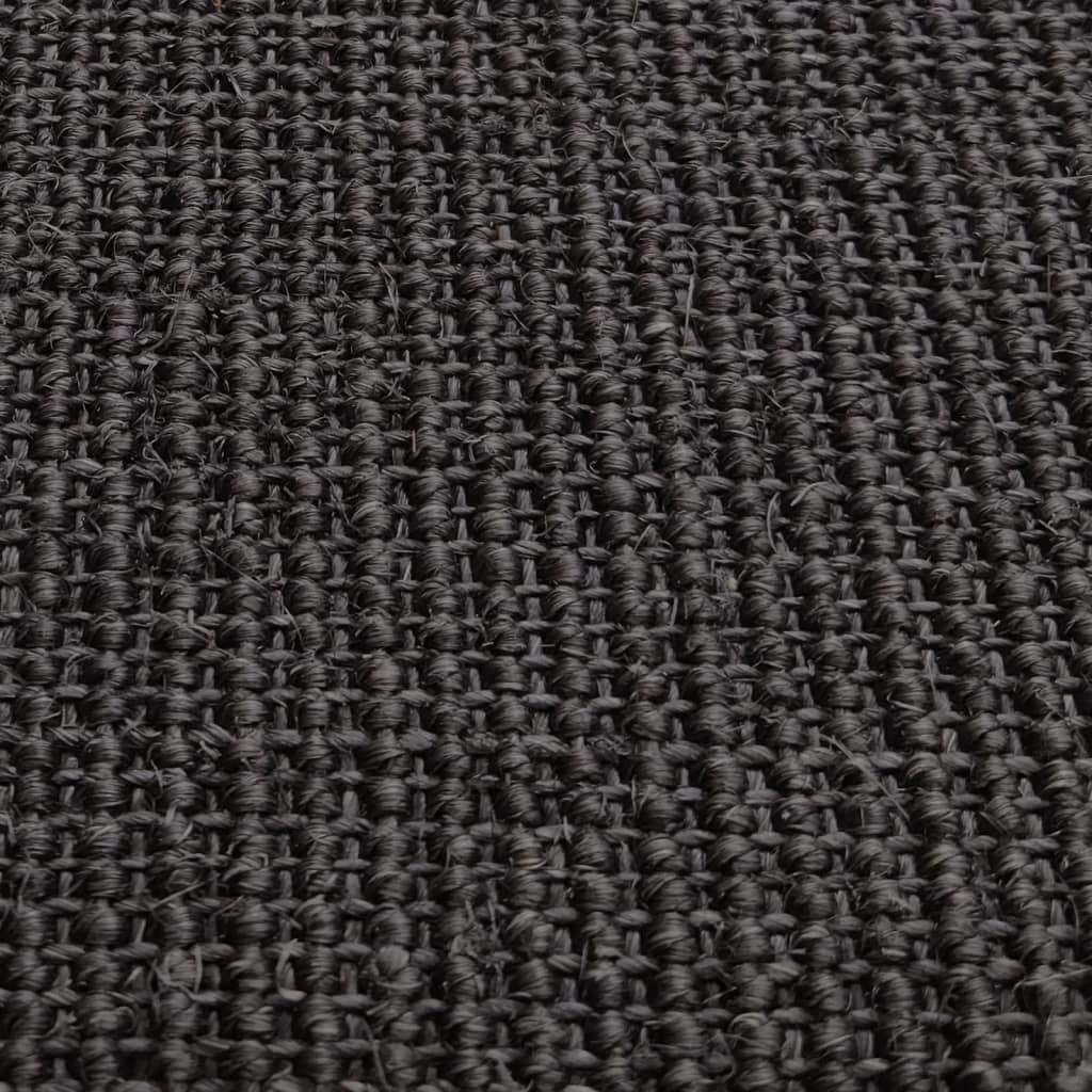 vidaXL Covor din sisal pentru ansamblu de zgâriat, negru, 80x300 cm vidaXL Covor din sisal pentru ansamblu de zgâriat, negru, 80x300 cm
