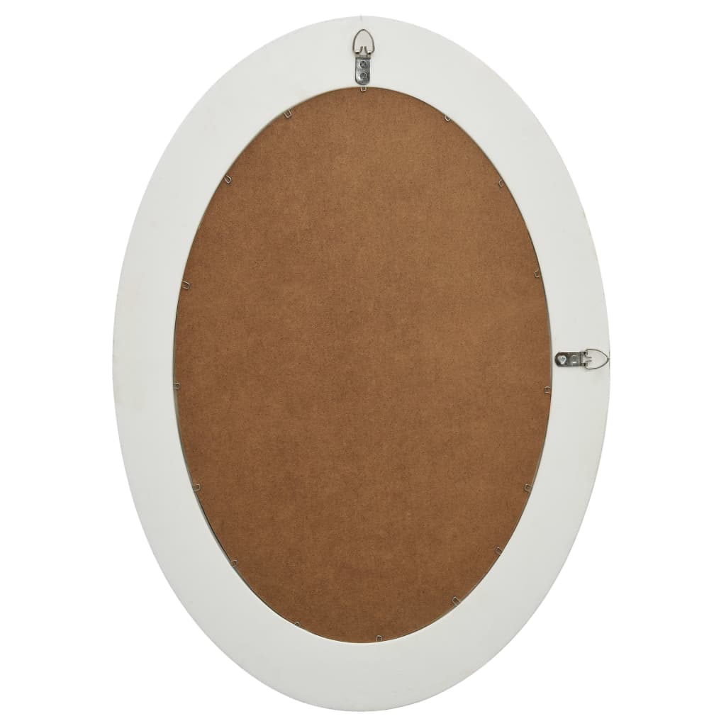 vidaXL Oglindă de perete în stil baroc, alb, 50 x 70 cm vidaXL Oglindă de perete în stil baroc, alb, 50 x 70 cm