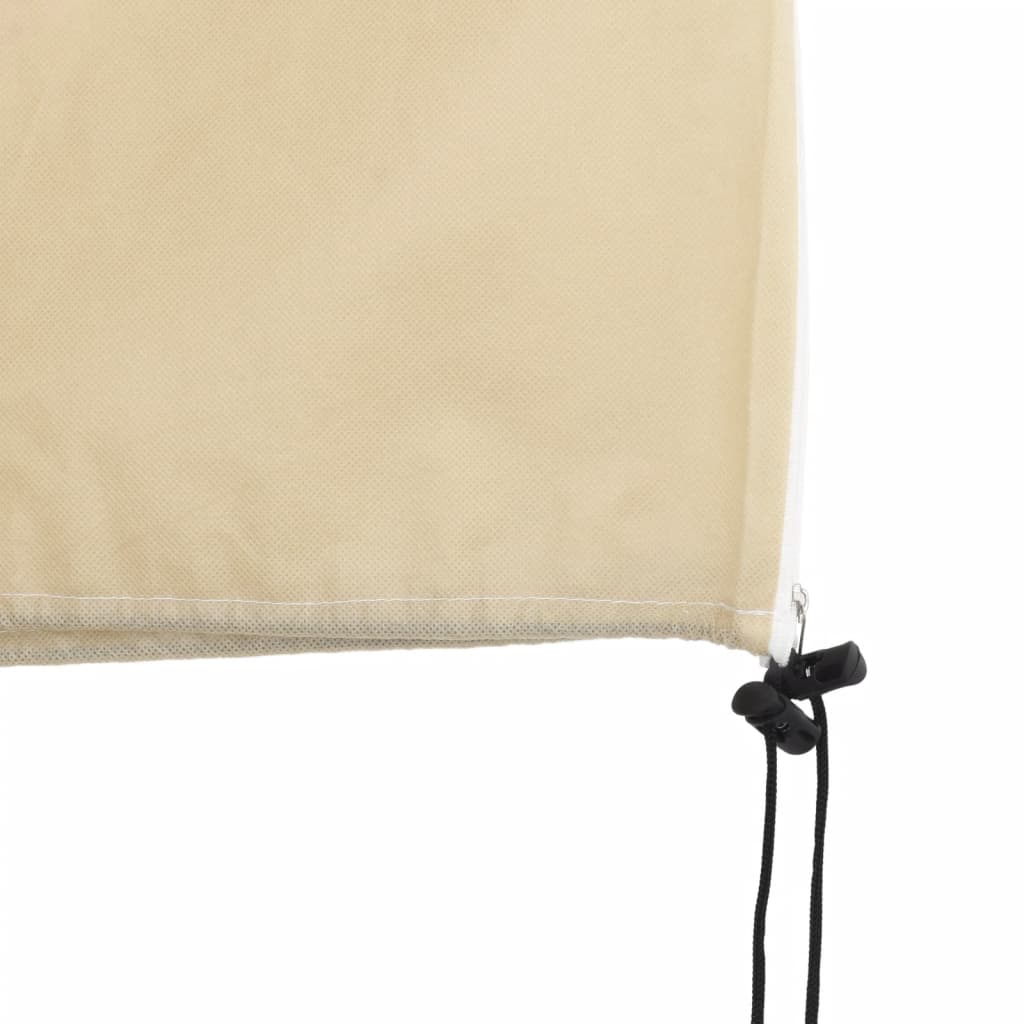 vidaXL Huse de plante din fleece cu fermoar 2 buc. 70 g/m² 3,93x3,5 m