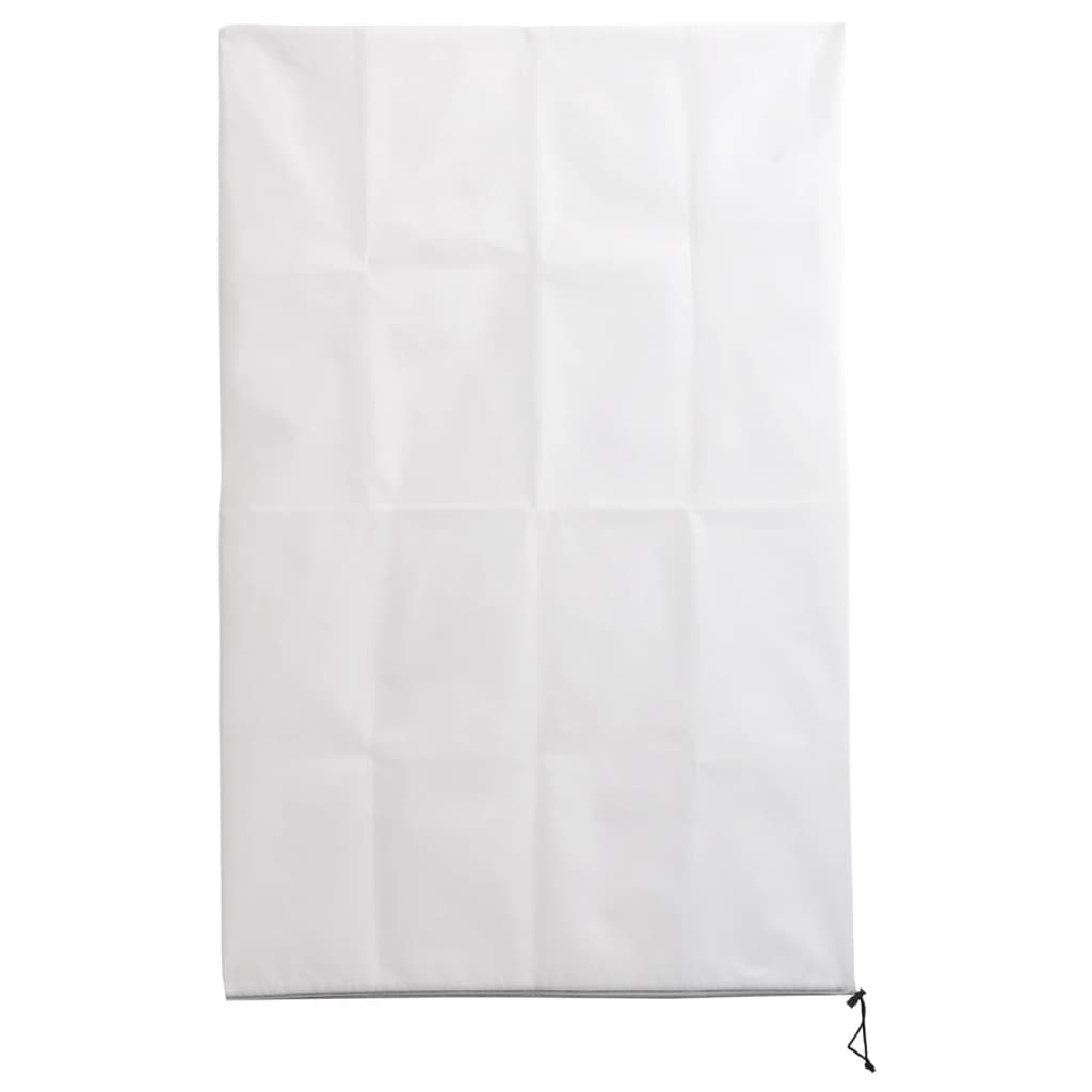 vidaXL Protecții fleece pt plante, fermoar, 10 buc, 70 g/m², 1x1,55 m