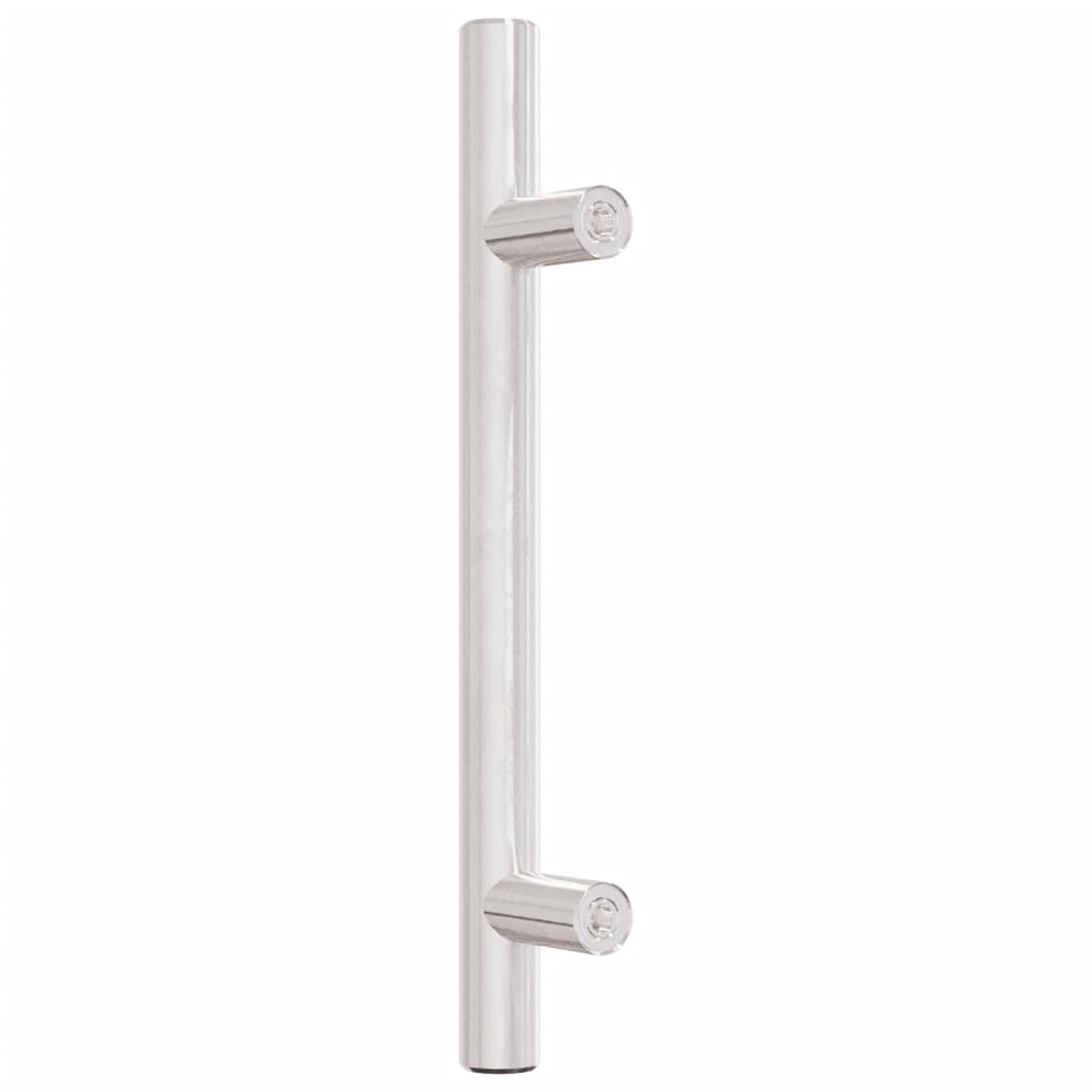 vidaXL Mânere de dulap, 20 buc., argintiu, 96 mm, oțel inoxidabil vidaXL Mânere de dulap, 20 buc., argintiu, 96 mm, oțel inoxidabil