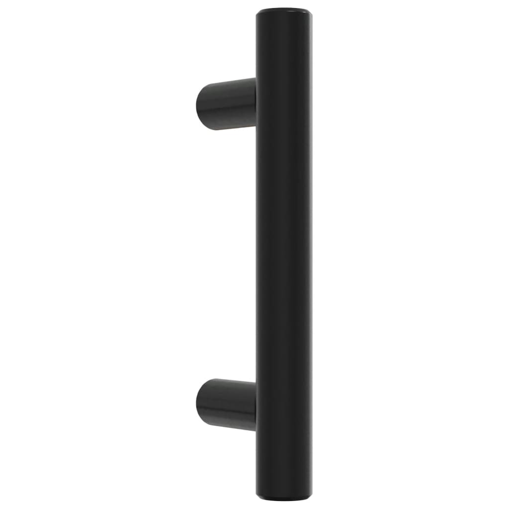 vidaXL Mânere de dulap, 20 buc., negru, 64 mm, oțel inoxidabil vidaXL Mânere de dulap, 20 buc., negru, 64 mm, oțel inoxidabil