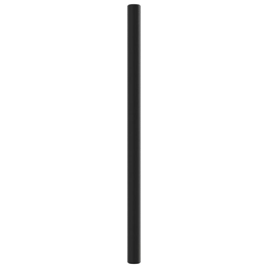 vidaXL Mânere de dulap, 20 buc., negru, 160 mm, oțel inoxidabil