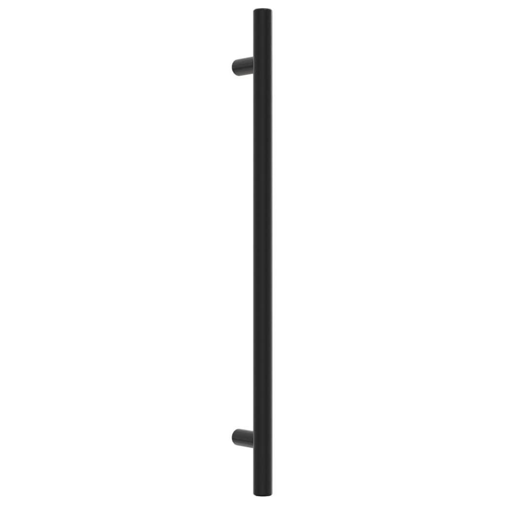 vidaXL Mânere de dulap, 10 buc., negru, 224 mm, oțel inoxidabil
