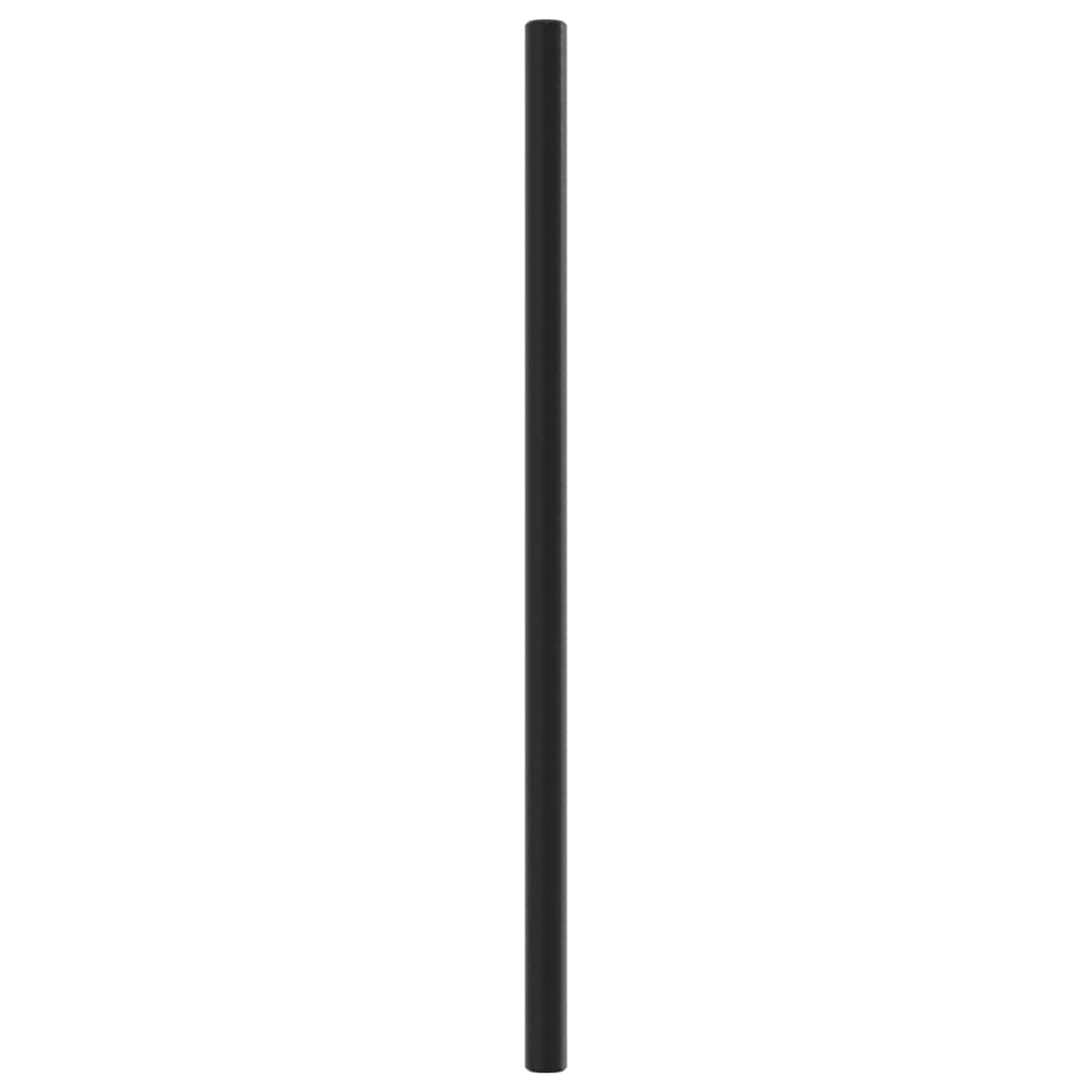vidaXL Mânere de dulap, 10 buc., negru, 224 mm, oțel inoxidabil