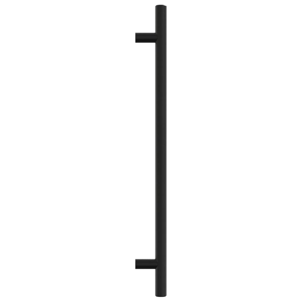 vidaXL Mânere de dulap, 10 buc., negru, 224 mm, oțel inoxidabil