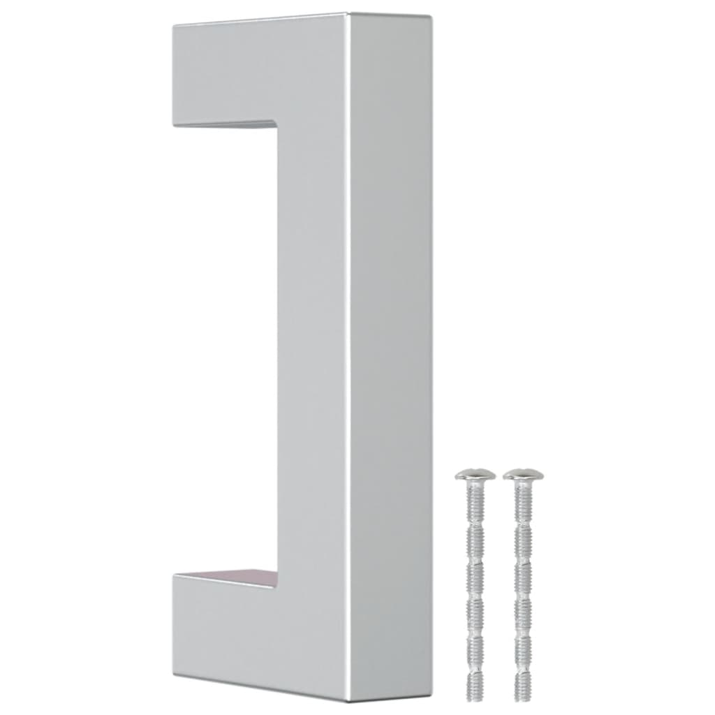 vidaXL Mânere de dulap, 20 buc., argintiu, 64 mm, oțel inoxidabil vidaXL Mânere de dulap, 20 buc., argintiu, 64 mm, oțel inoxidabil