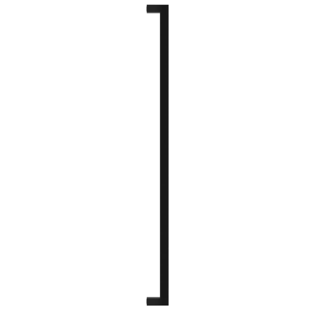 vidaXL Mânere de dulap, 20 buc., negru, 480 mm, oțel inoxidabil