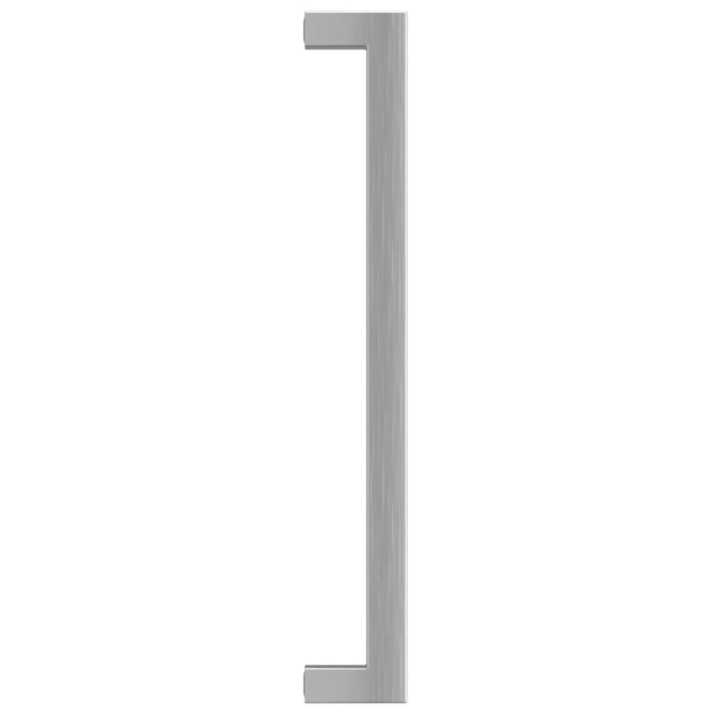 vidaXL Mânere de dulap, 10 buc., argintiu, 224 mm, oțel inoxidabil vidaXL Mânere de dulap, 10 buc., argintiu, 224 mm, oțel inoxidabil