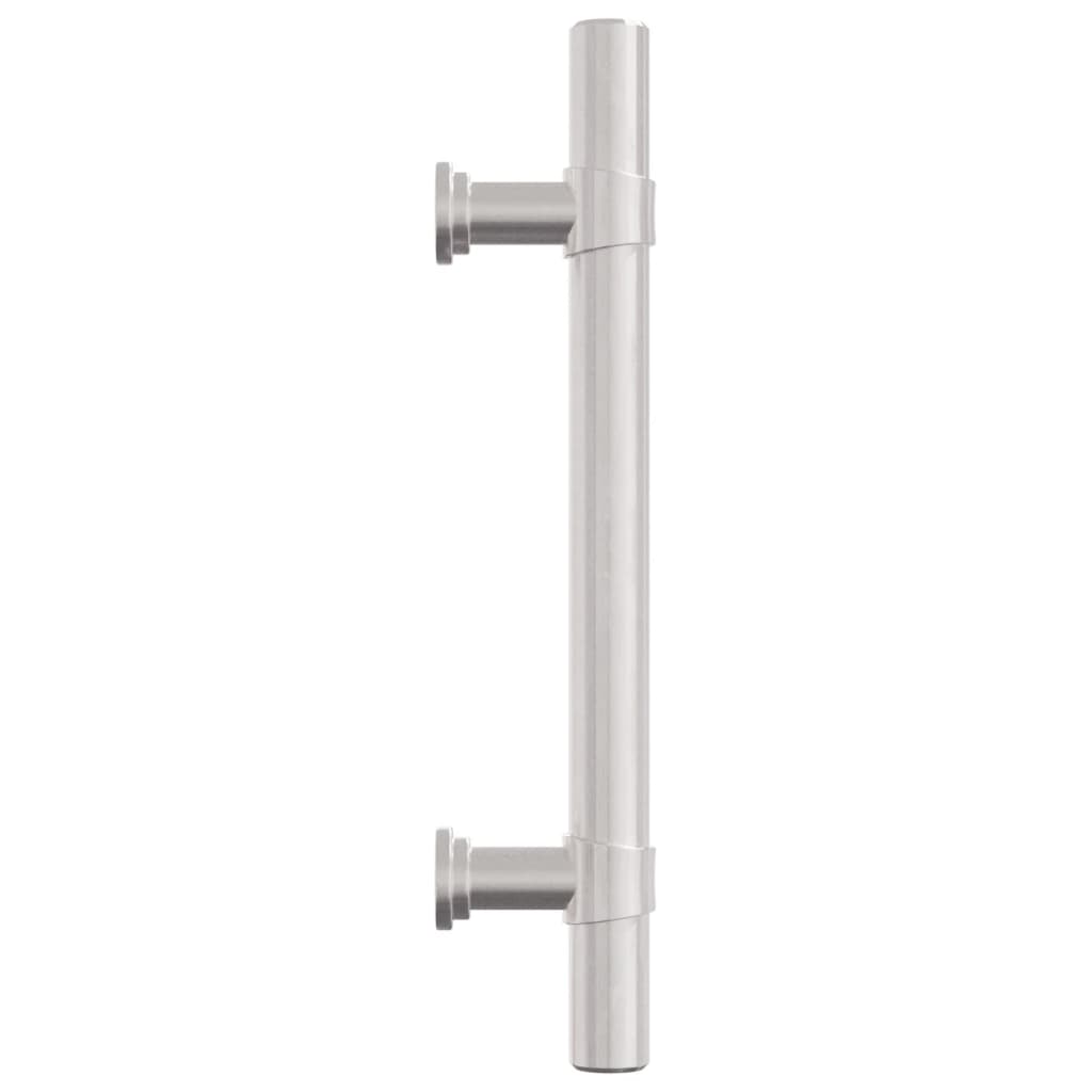 vidaXL Mânere de dulap, 20 buc., argintiu, 96 mm, oțel inoxidabil