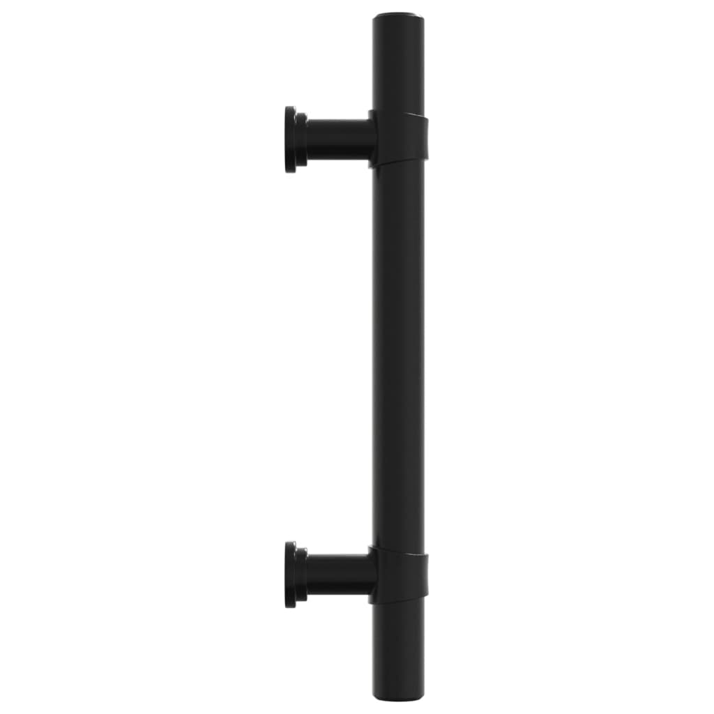 vidaXL Mânere de dulap, 20 buc., negru, 96 mm, oțel inoxidabil