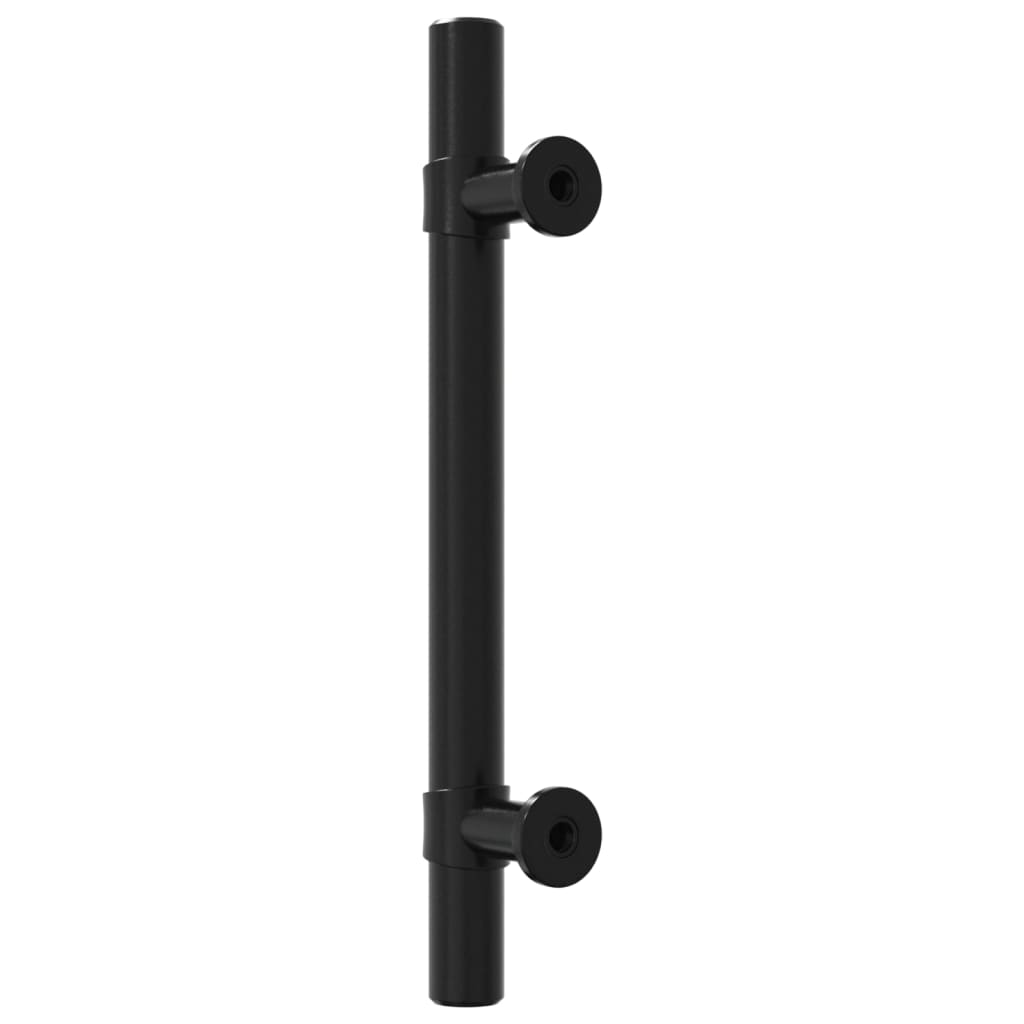 vidaXL Mânere de dulap, 20 buc., negru, 96 mm, oțel inoxidabil