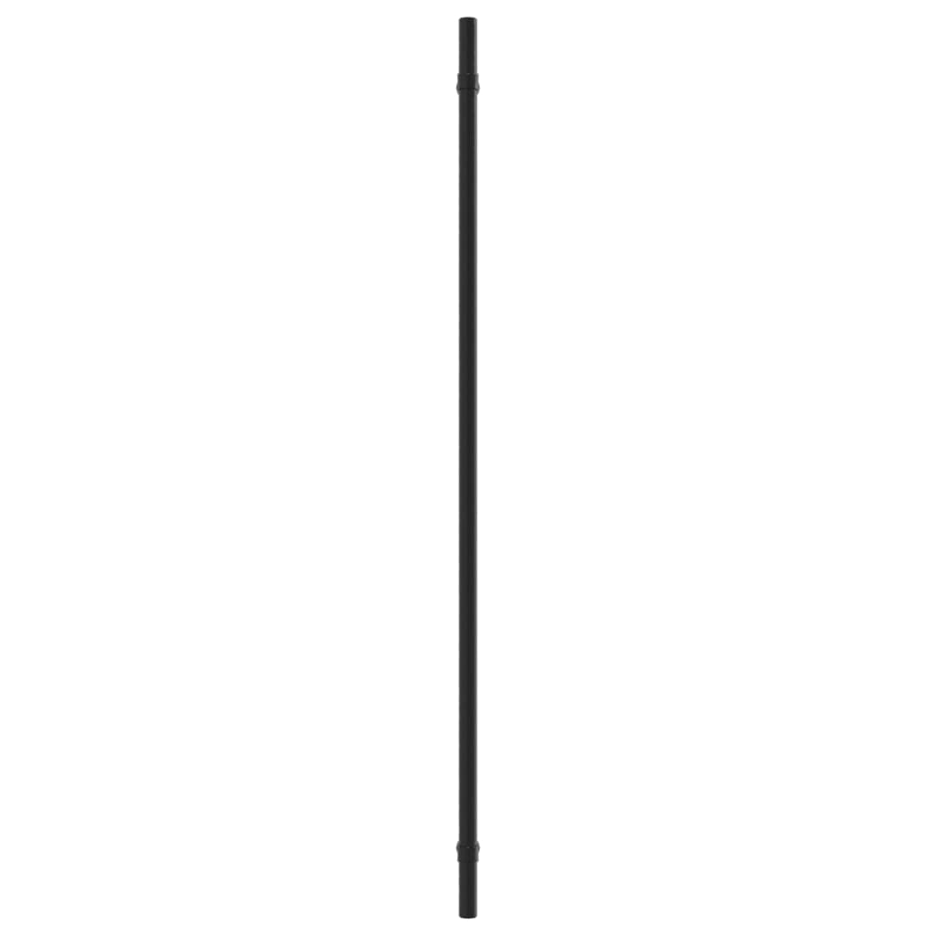 vidaXL Mânere de dulap, 20 buc., negru, 480 mm, oțel inoxidabil