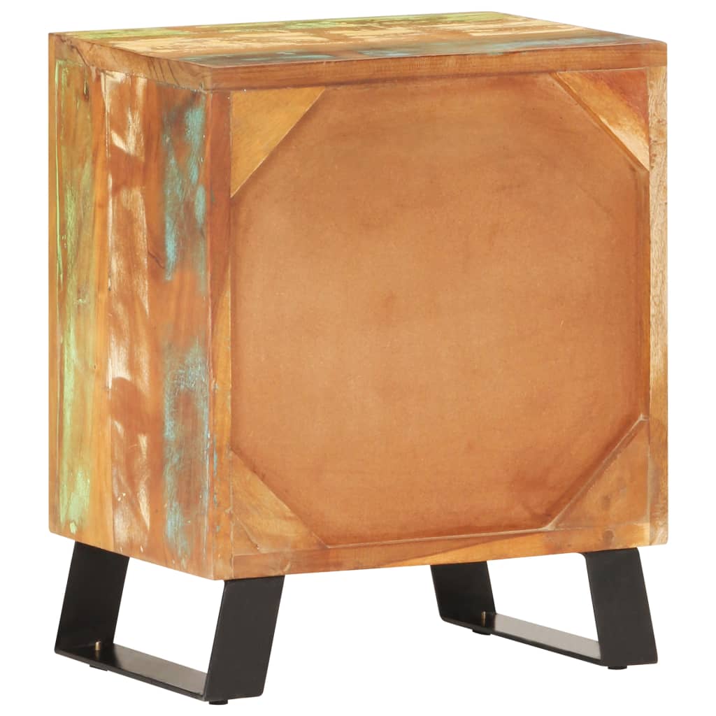 vidaXL Noptieră, 40 x 30 x 50 cm, lemn masiv reciclat vidaXL Noptieră, 40 x 30 x 50 cm, lemn masiv reciclat