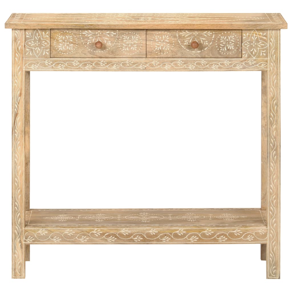 vidaXL Masă consolă, 80 x 35 x 74 cm, lemn masiv de mango vidaXL Masă consolă, 80 x 35 x 74 cm, lemn masiv de mango