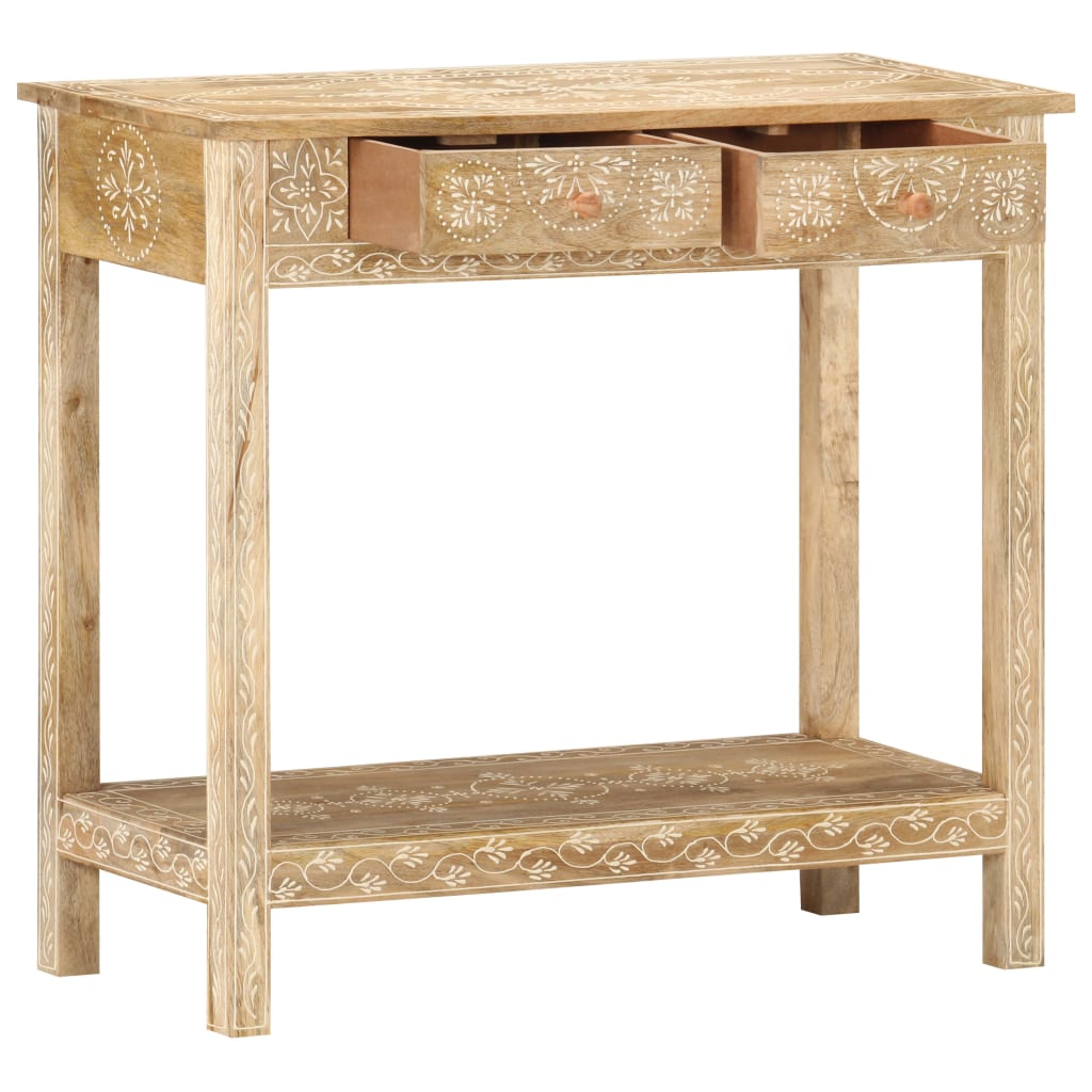 vidaXL Masă consolă, 80 x 35 x 74 cm, lemn masiv de mango vidaXL Masă consolă, 80 x 35 x 74 cm, lemn masiv de mango