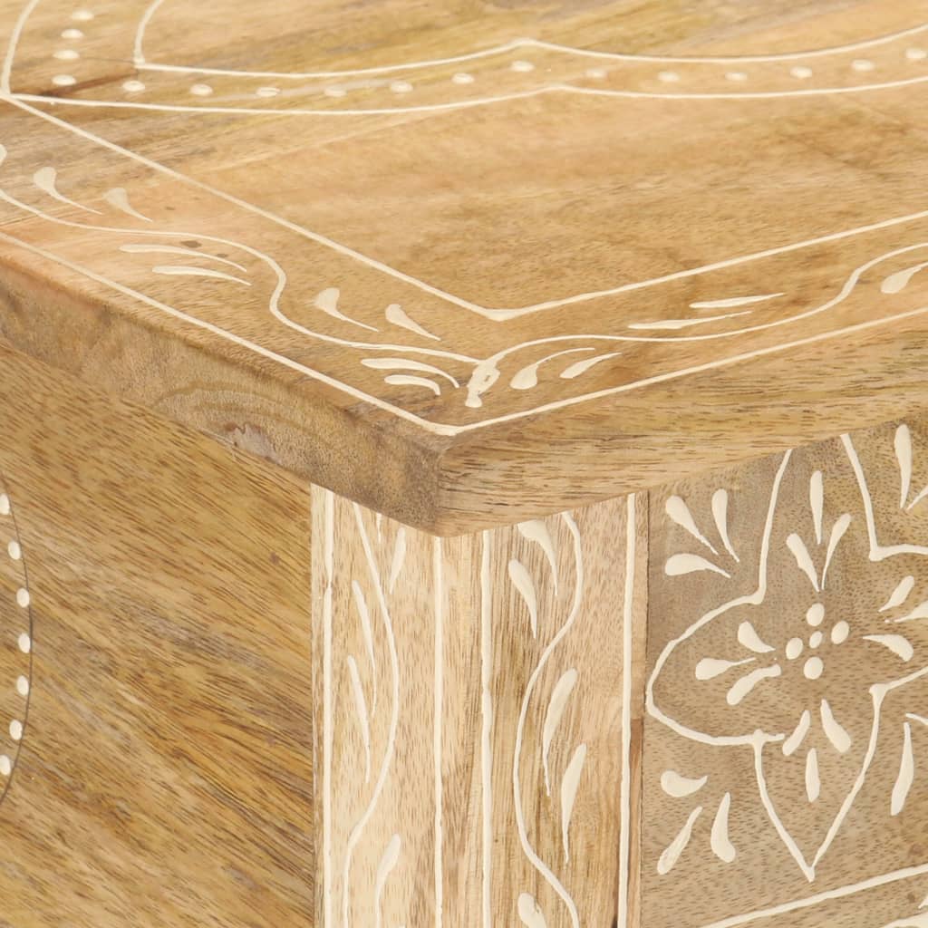 vidaXL Masă consolă, 80 x 35 x 74 cm, lemn masiv de mango vidaXL Masă consolă, 80 x 35 x 74 cm, lemn masiv de mango
