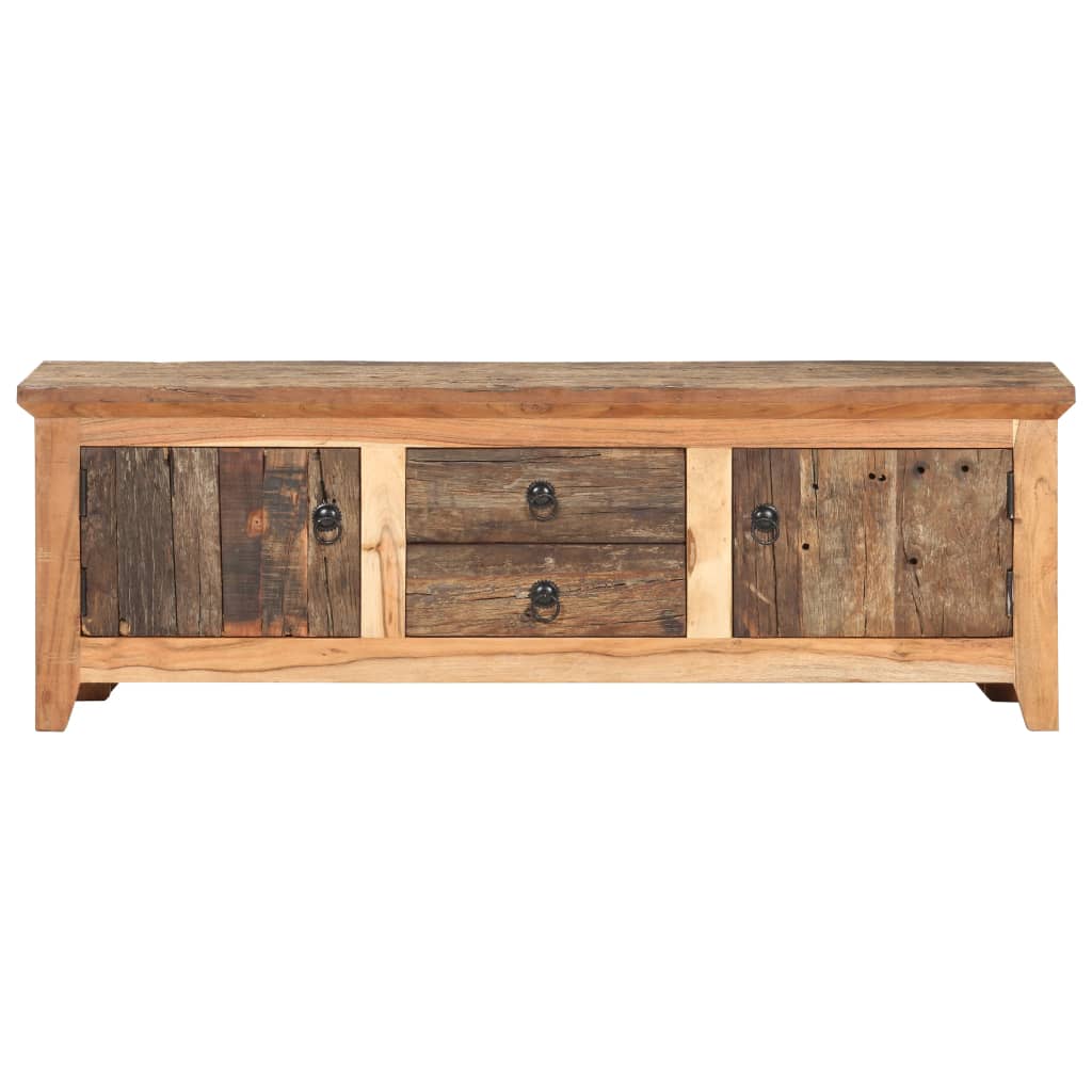 vidaXL Comodă TV, 120 x 30 x 40 cm, lemn masiv acacia/lemn reciclat