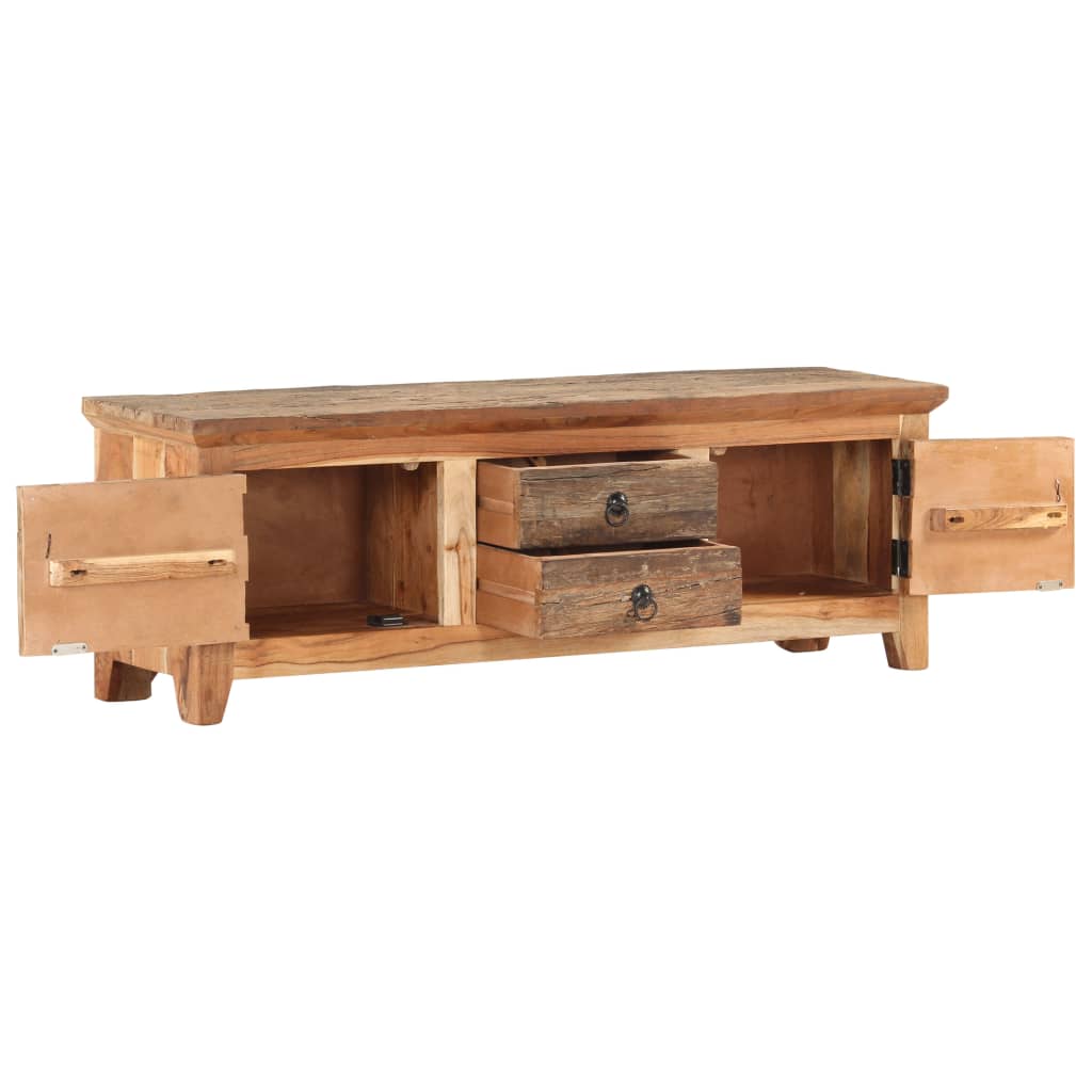 vidaXL Comodă TV, 120 x 30 x 40 cm, lemn masiv acacia/lemn reciclat